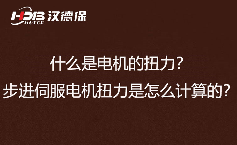 什么是電機(jī)的扭力？步進(jìn)伺服電機(jī)扭力是怎么計算的？